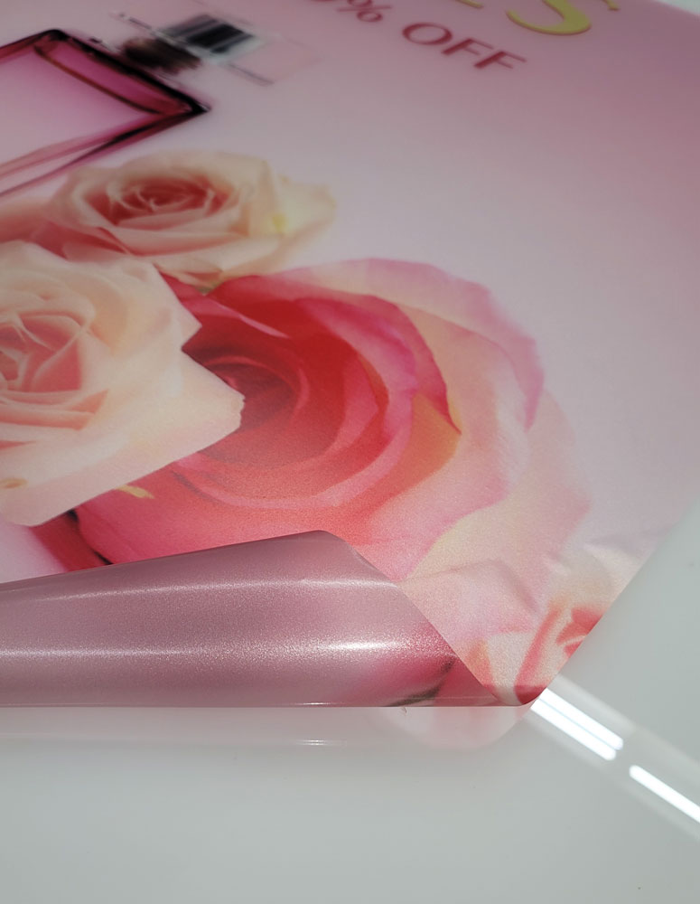 Printed Window Sandblasted Film