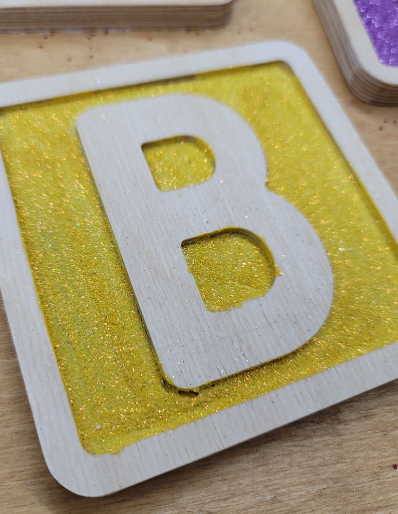 Birch Plywood Wooden Letters 1/4