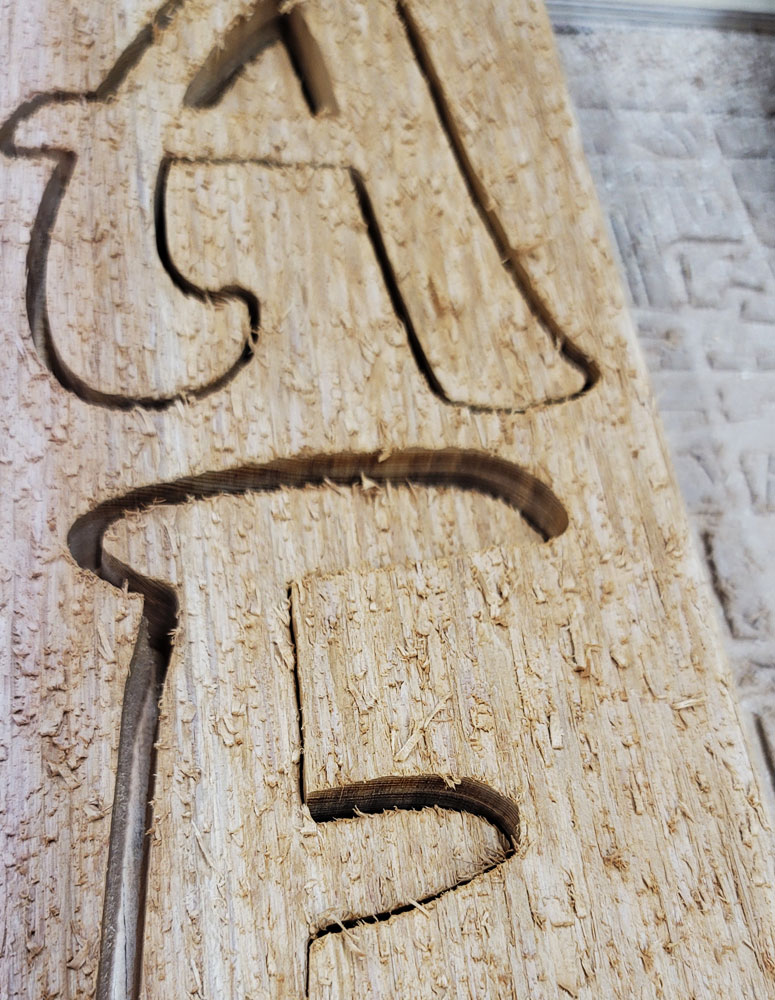 Red Cedar Wooden Letters 3/4