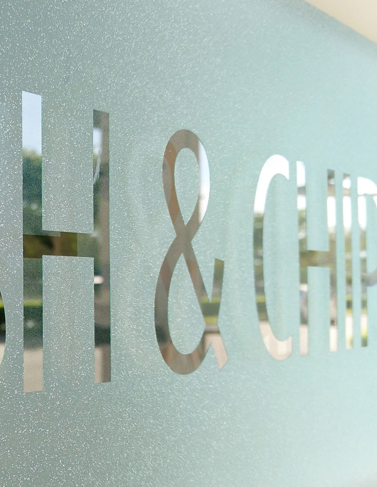 Frosted Window Sandblasted Film