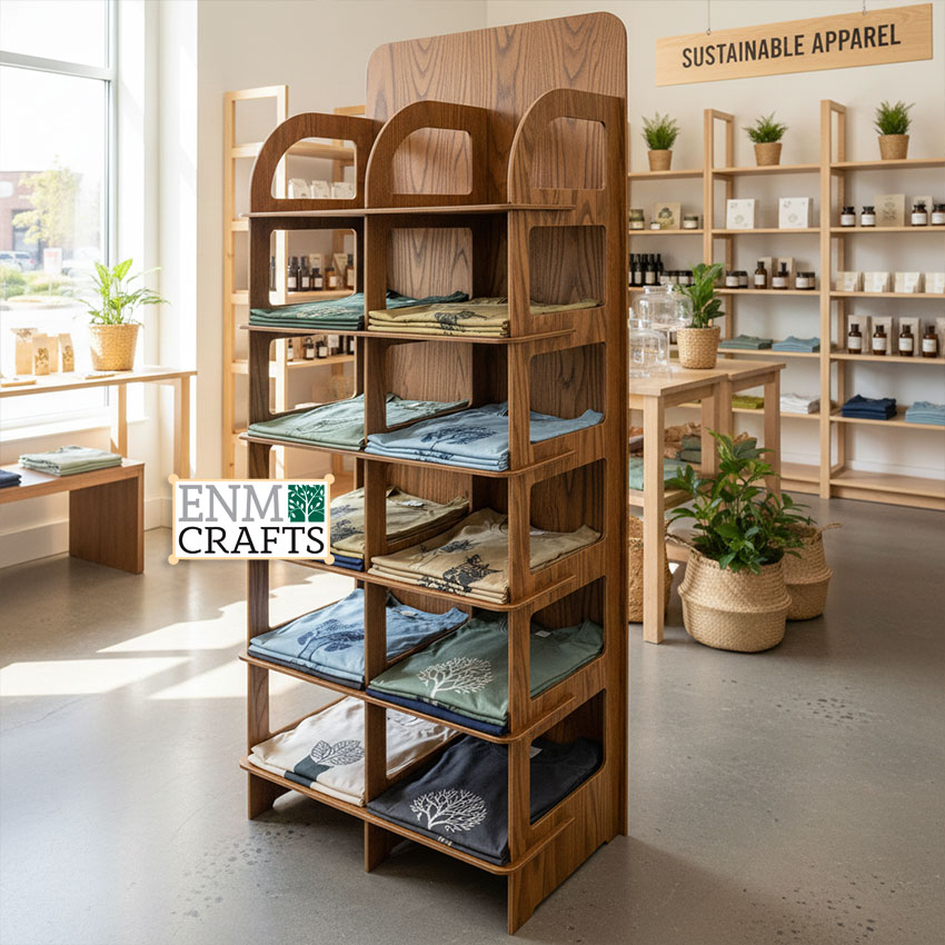 T-Shirt Retail Display Rack, 6 Tier Floor Display Rack - SKU: 871D