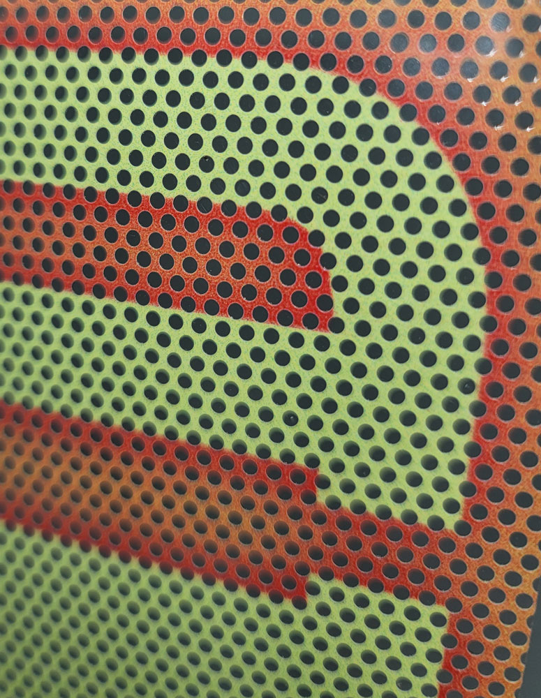 Perforated One Way Vision