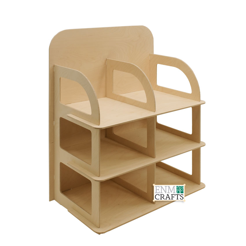 T-Shirt Wooden Display 3-tier, Wooden Table top Rack - SKU: 871B