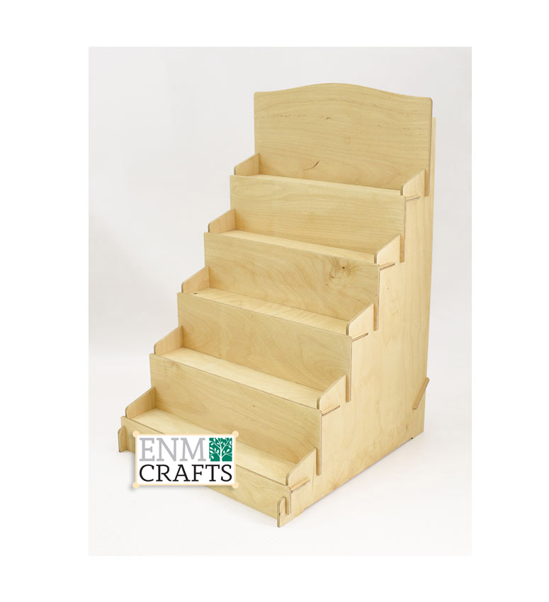 Craft Show Display Rack, 5-tier Wooden Countertop Rack, Product Display Stand - SKU: 795/5