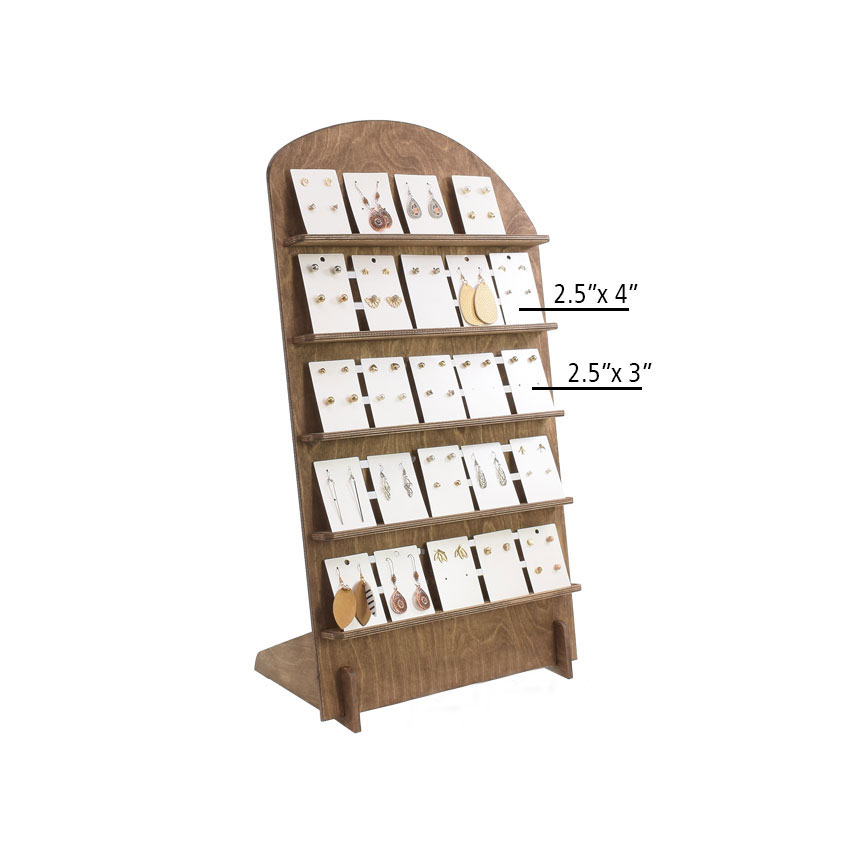 Earrings Card Display, Earrings Holder for Craft Trade Shows - SKU: 854/SL