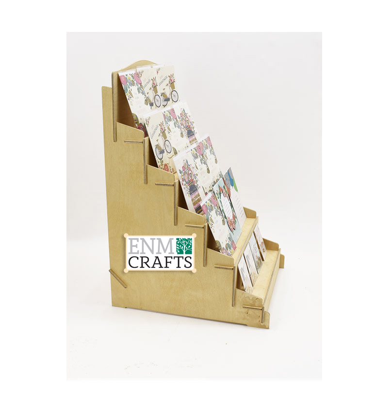 Greeting Card Display, Counter Top 5 Tier Rack for Craft Trade Shows - SKU: 795/5