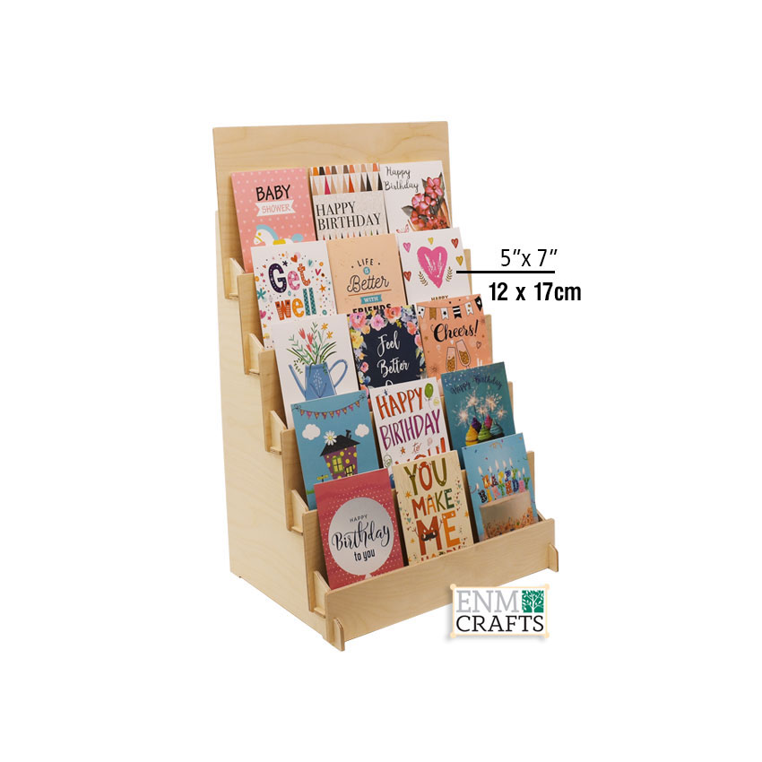 5 Tier Greeting Card Display