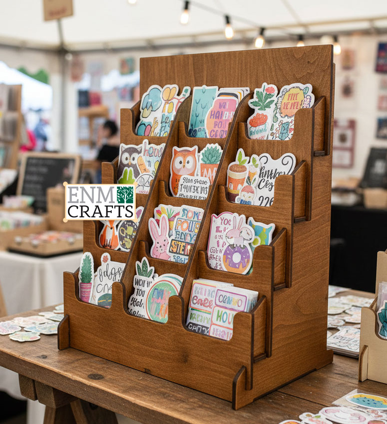 Sticker Display Rack, 12 Pocket 4