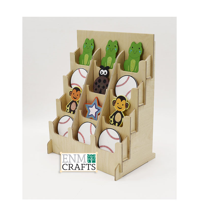 Sticker Display Rack, 12 Pocket 5