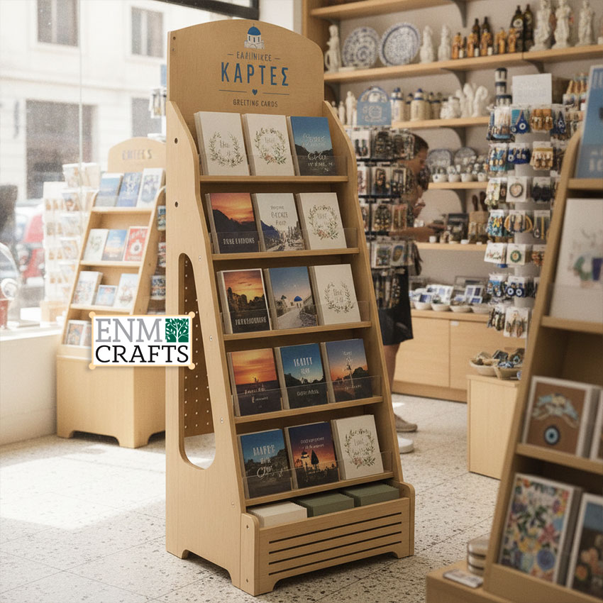 Retail Card Merchandiser with Storage GR104