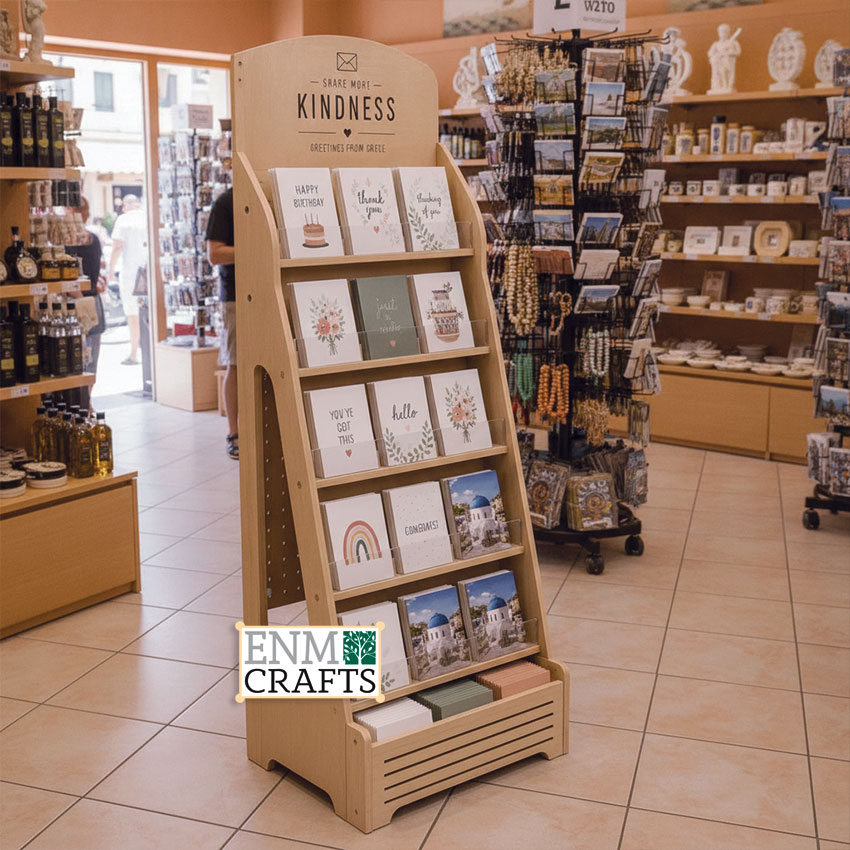 Retail Card Merchandiser with Storage GR104