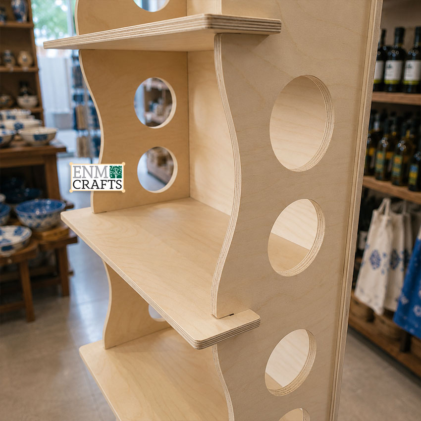 Wooden Floor Display Stand for Souvenirs 946