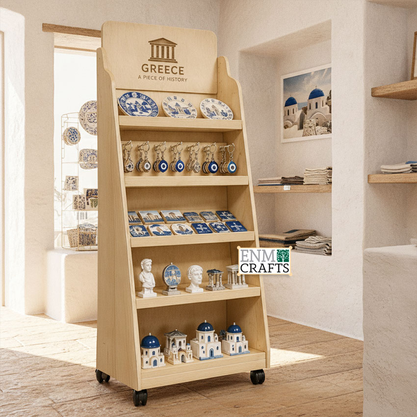 Multi-Level Retail Merchandiser with Casters 949