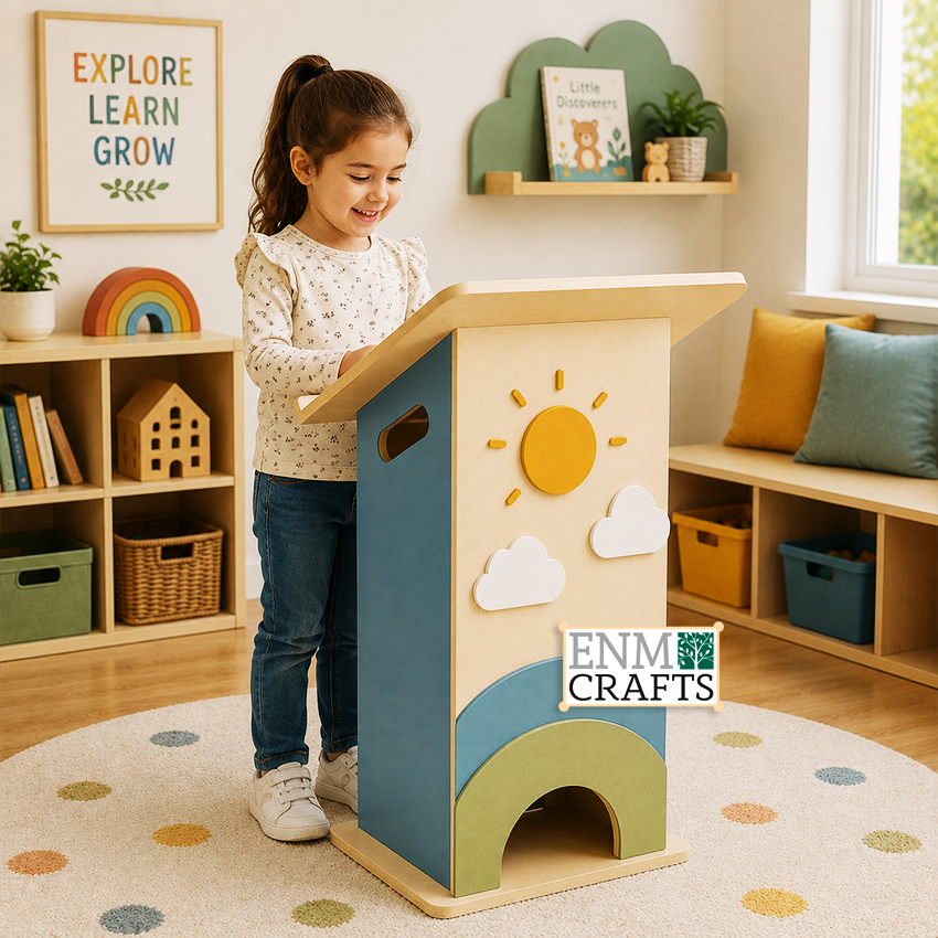 Montessori Wooden Kids Presentation Lectern 9193