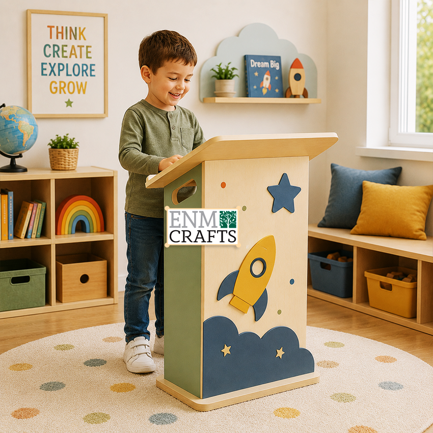 Montessori Wooden Kids Presentation Lectern 9193