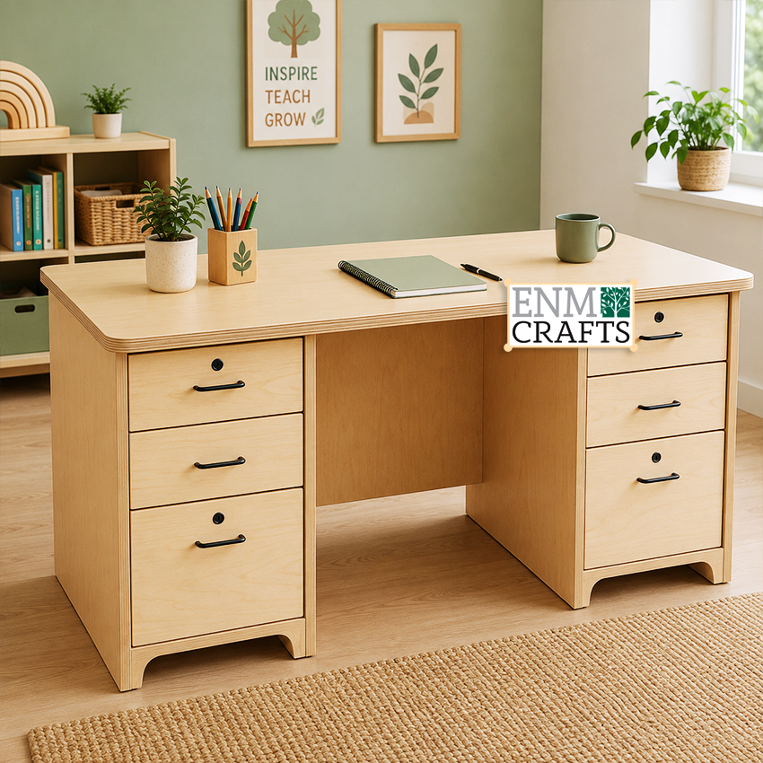 Teacher's Desk with Storage 9188
