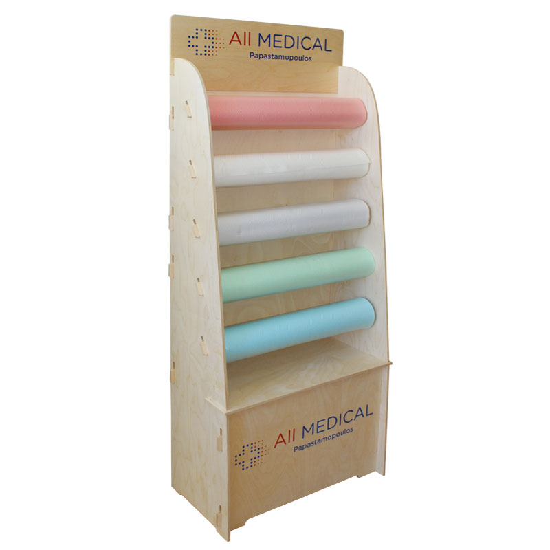 Roll Up, Wooden Display for Shop - SKU: 615