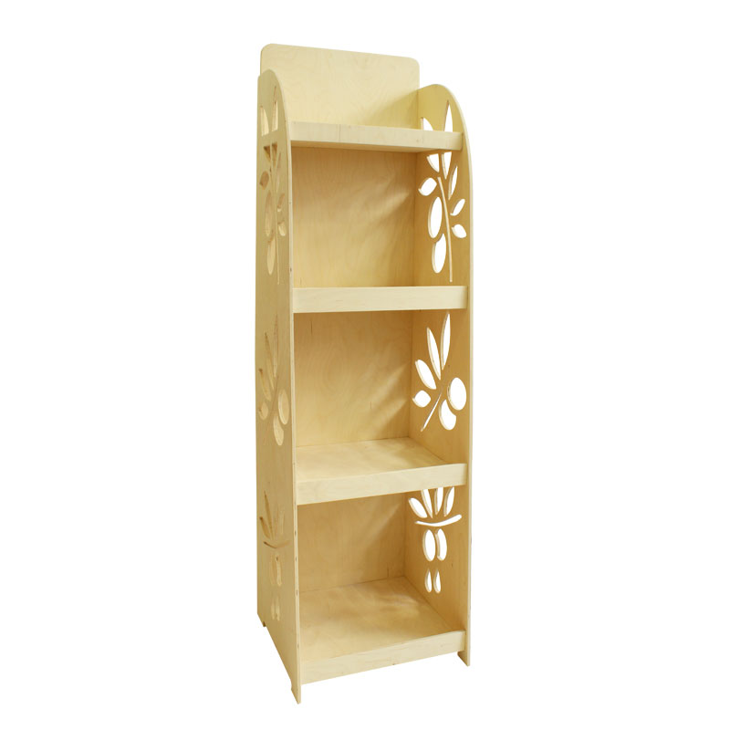 Olive Oil Products, 4 Tier Wooden Retail Rack - SKU: 548