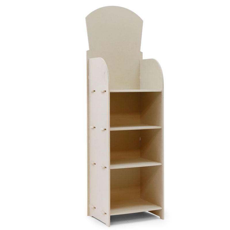 4 Shelves Wooden Rack-Flat Pack - SKU: 403